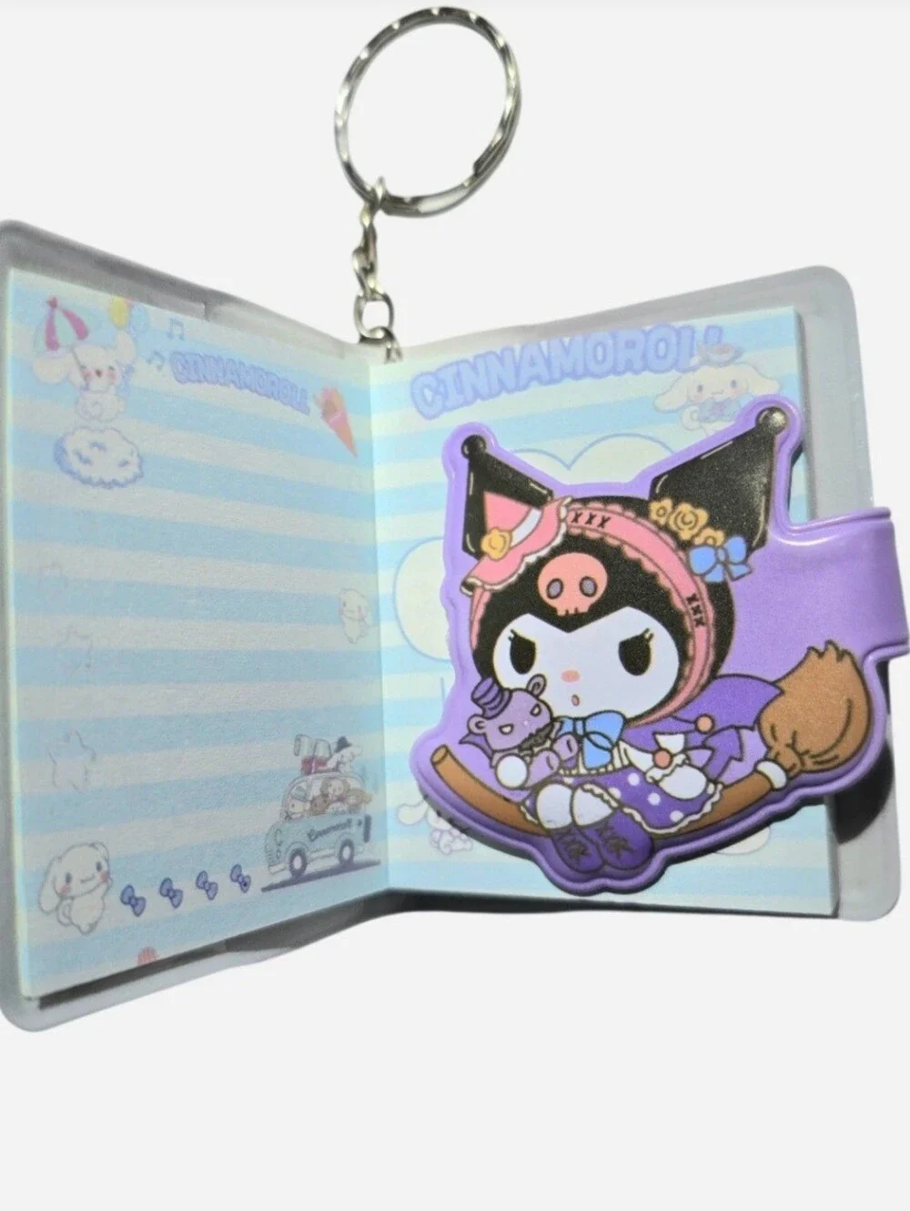 Kuromi Adorable Mini Notebook Keychain NWT/Sealed